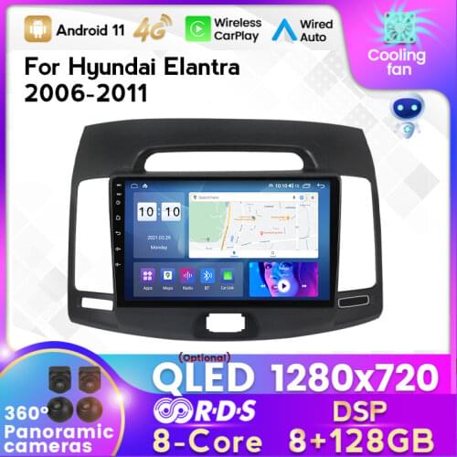 MEKEDE M400 4G LTE Car Radio Multimedia 2 din android Video Player Navigation GPS For Hyundai Elantra HD 2006-2010