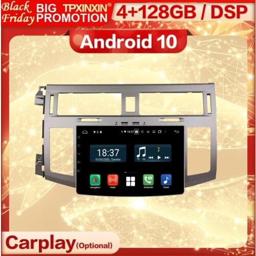 128G Carplay 2 Din Android Screen Multimedia Stereo Receiver For Toyota Avalon 2008 2009 2010 Radio Audio Video Player Head Unit