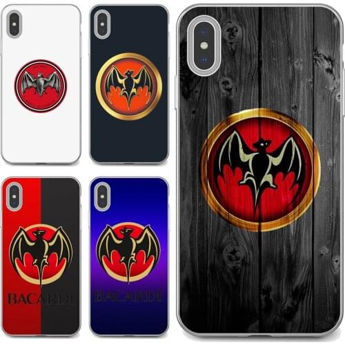 Soft Silicone Case For Huawei Mate 20 30 40 7 8 9 10 Lite Pro P Smart 2018 2019 Plus G7 G8 Bacardi-Rum-Vampire-Bat-Sticker-Logo