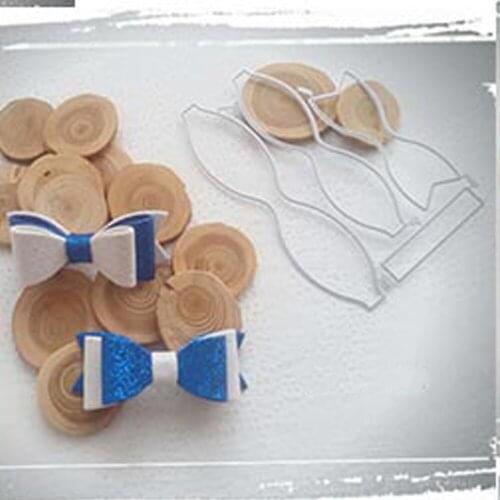 New exquisite 3D bow metal cutting knife mold paper crafts scrapbook card template DIY photo album decoration accessories