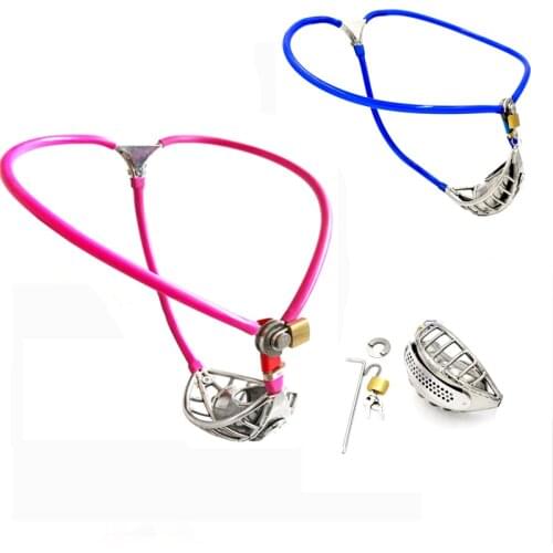 New Stainless Steel Invisible Male Chastity Belt Bundle Bird Cage Plugs Device Penis Bondage Lock with Anal Plug Penis Sex Toys