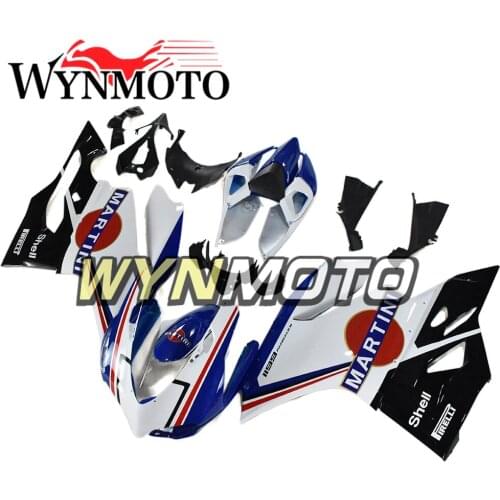 Complete Motorcycle Blue White Red Fairings For Ducati 899 1199 12 13 2012 2013 ABS Plastic Fairing Kit Bodywork Covers