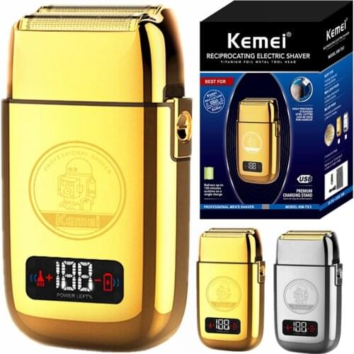 Original 5 speed powerful beard hair electric shaver for men rechargeable bald head shaving machine facial neck electric razor