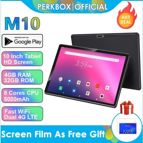 Global Version 10 inch tablet Octa Core Android 9.0 OS 4GB RAM 32GB ROM 1280x800 IPS 4G FDD LTE Phone Call Super Wifi tablet PC