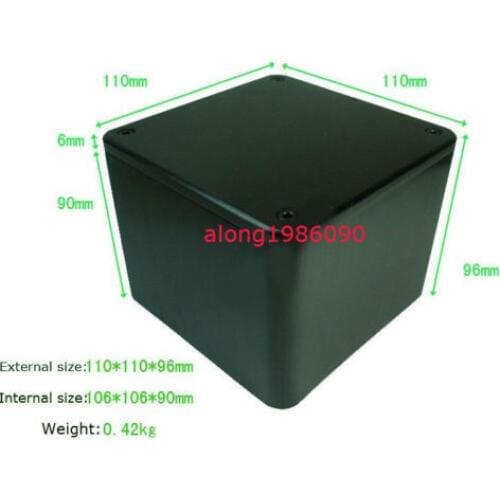 1pcs Full aluminum transformer protect cover enclosure 110*110*96mm AQ