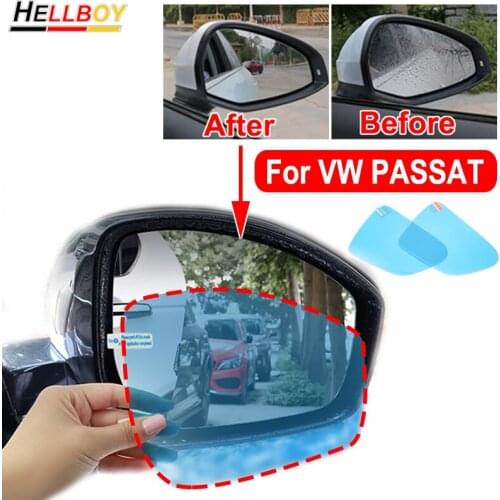 Rainproof Car Rearview Mirror Anti-fog Film For VW Passat B6 B7 B8 Side View Mirror Glass Lens Door Window Full Cover Sticker