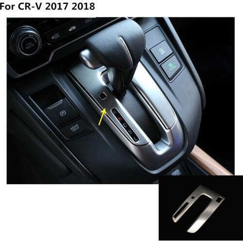 Car styling stick inner middle front Shift Stall Paddle cup lamp frame trim hoods For Honda CRV CR-V 2017 2018