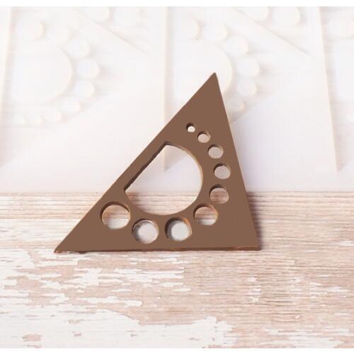 Dot trilateral shape Non-stick Silicone Chocolate Mold Ice Molds Cake Mould Bakeware Baking Tools