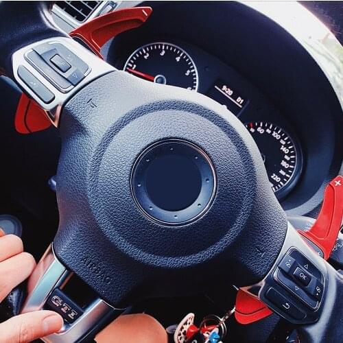 Paddle Extension For VW Tiguan Golf 6 MK5 MK6 R20 R36 Volkswagen Jetta GTI Scirocco Touareg EOS Sharan Polo Car Shifter Paddles