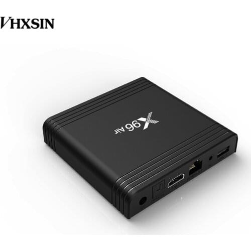 VHXSIN 50PCS X96 Air Amlogic S905X3 Android 9.0 TV BOX 4GB 64GB 32GB wifi 1080P 4K 60fps Video Play 2GB 16GB X96Air Media Player