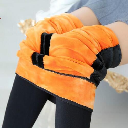 600g Winter Super Thick Knee Pads Autumn And Winter Models Plus Velvet Thickening Slim Slimming Tights Pantyhose