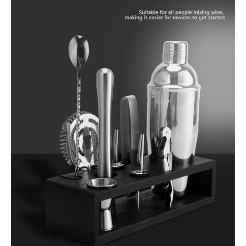 10pcs/ Set Cocktail Lover Gifts Bartender Kit Set for Novices to Get Started