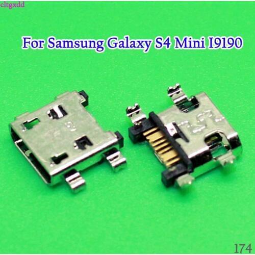 10PCS/Lot Micro Usb Charge Port Dock Socket Jack For Samsung Galaxy I8262 S4 Mini I9190 I9192 I9195 W2014 Charging Connector