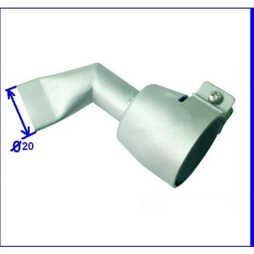 20mm 60 Degrees bent Angled Wide Slot Nozzle/Tips/Welder Mouth/ for Hot Air plastic welding gun/plastic welder accessories tool