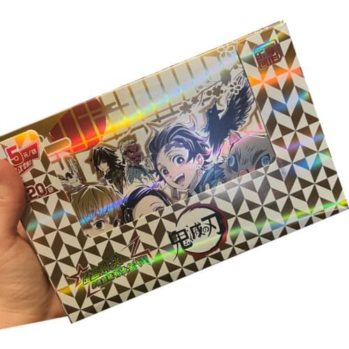 Original Demon Slayer Card 30 pack/box TCG Game Cards Table Toys For Family Children Christmas Gift