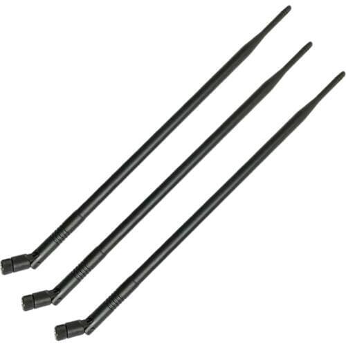 3PCS 9DBi RP-SMA Dual Band 2.4GHz 5GHz High Gain WiFi Router Wireless Tilt Antenna