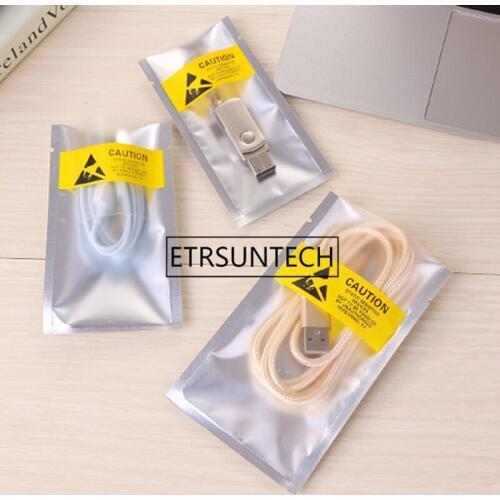 5000pcs/lot Electronic components batteries Anti static plastic packaging bags plastic storage bag batteries bag 3 Size