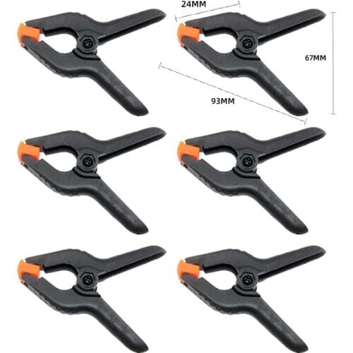 6/10pcs 3inch New High Quality Heavy Duty Plastic Backdrop Spring Clamp Stand Holder Clip For Photography Background Plate
