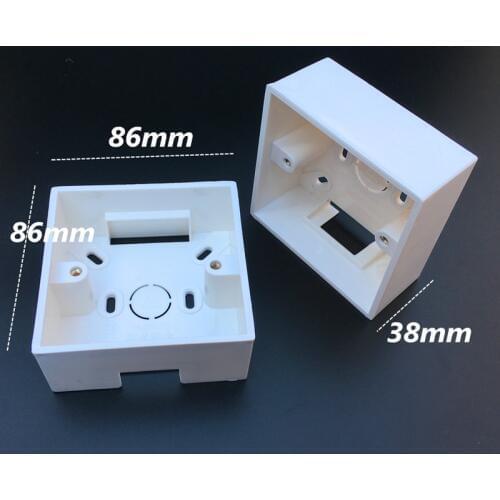 86 Type Wire Junction Boxes Electrical Mounting Box Universal Switch Socket Bottom Box 86*86*38mm