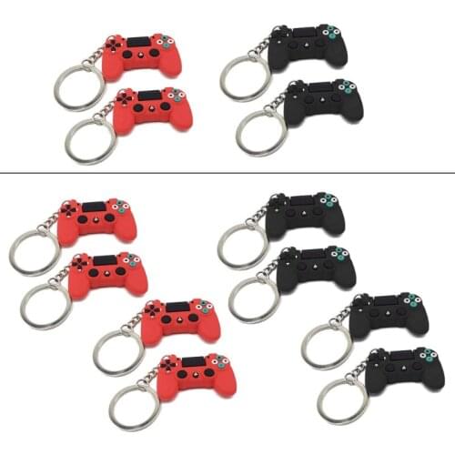4Pcs Durable PVC Video Game Controller Handle Pendant Keychain Fashion Jewelry N0HE