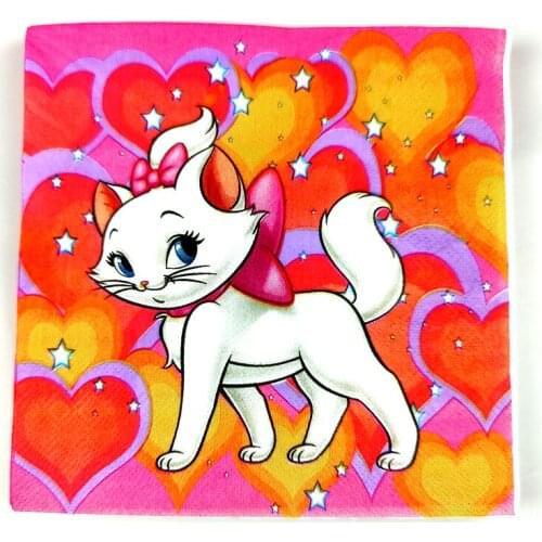 Rabbit Theme Towels Kids Girls Favors Napkins Happy Birthday Events Party Baby Shower Decoration Tableware Supplies 20pcs/pack