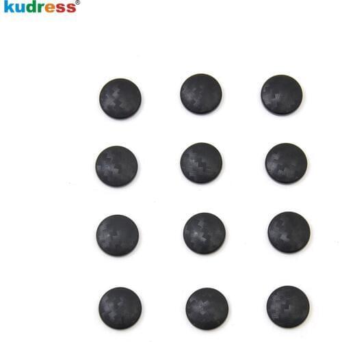 For Toyota J200 Prado J150 RAV4 Corolla Camry Highlander Sienna Yaris Prius C-HR Car Door Lock Screw Protector Cover 12pcs/set