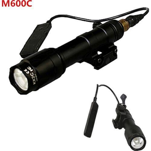 FIRECLUB M600C Tactical Scout light LED Tactical Rifle Flashlight Airsoft