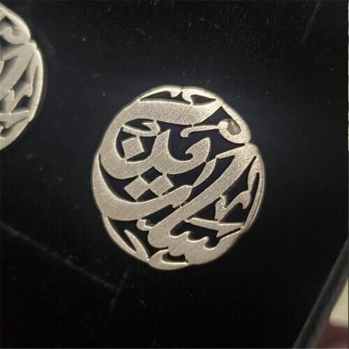 AurolaCo Custom Arabic Name Earrings Trend Personality Custom Name Earrings Custom Nameplate Earrings For Best Friend Girls