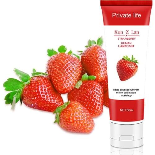 Fruit flavor Intimate Lubricant for Anal Vagina Water Soluble Fisting Lubrication Massage Oil Anal Lube Sex Aphrodisiac women
