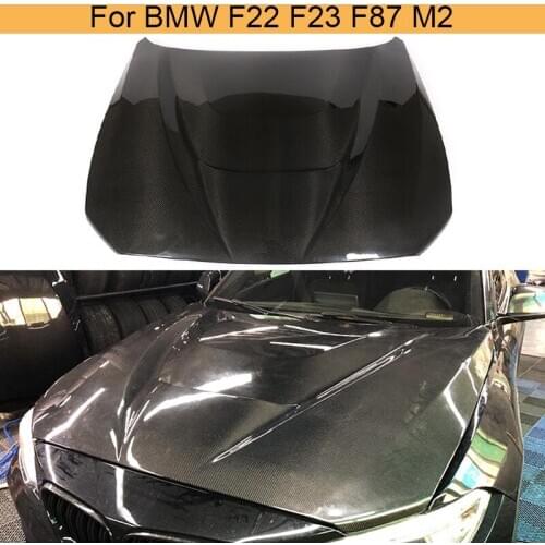 Carbon Fiber Front Engine Hood Bonnet Cover for BMW F22 F23 F87 M2 2014 - 2018 Front Bumper Engine Hood Cover Stock High Quality