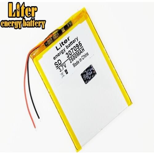 Brand new battery 307095 3.7V 2500mAh Lithium Tablet polymer with Protection Board For PC U25GT