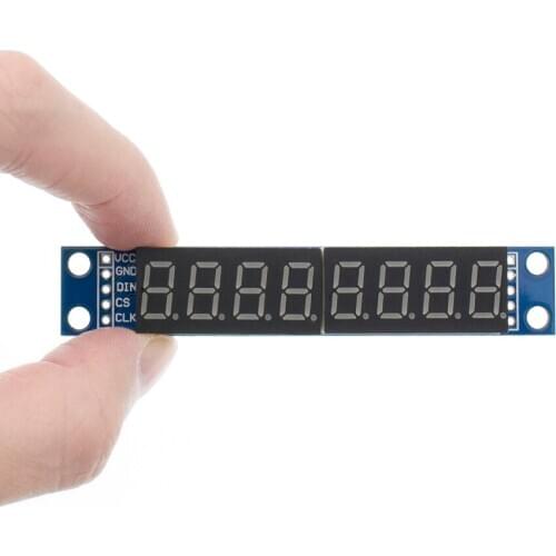 MAX7219 CWG 8-Digit Digital Tube Display Control Module Red Three IO