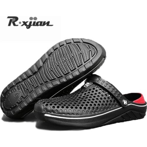 R.xjian new trend wading shoes men and women beach quick-drying wear-resistant wading shoes bathroom floor non-slip sandals