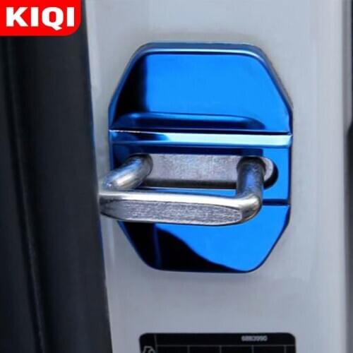 Stainless Steel Car Door Lock Cover Anti Rust Protector Buckle Cover for BMW X1 F48 2016 2017 2018 2019 2020 Car Accessories