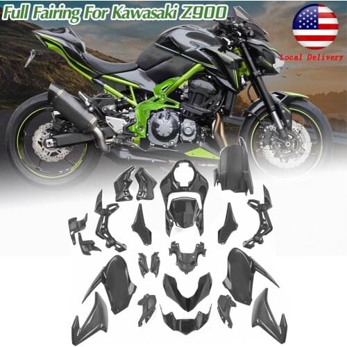 Z900 Fairings Inection Bodywork Frame Protector Kit Unpaint Cover Black For Kawasaki Z 900 2017 2018 2019 Motorcycle Accessories