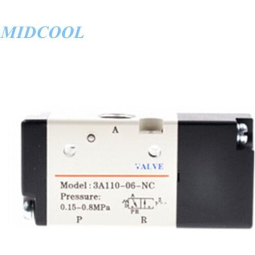 Air Valve Pneumatic 3A 3A100 Series 3A110 3A120 3 port 2 position Single / Double Air Control Normally Close/Open