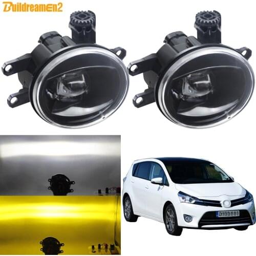 Fog Light Assembly Daytime Running Light H11 Car Front Bumper LED Fog Lamp DRL 30W 8000LM 12V For Toyota Verso 2009-2018