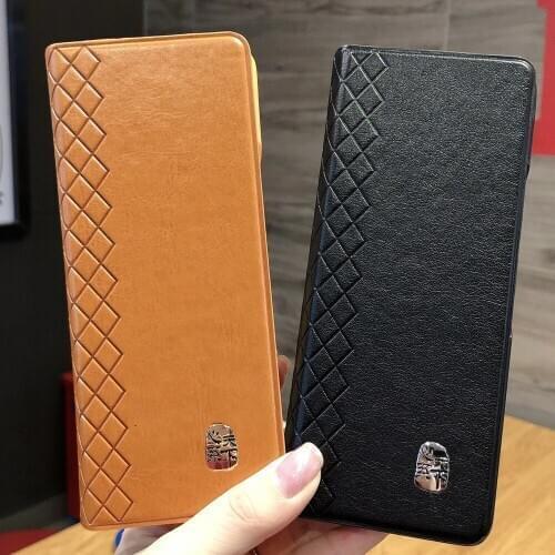 Luxury Leather Flip Case for Samsung Galaxy Z Fold2 5G All-inclusive F9160 Explosion Proof Cover for Galaxy Z Folod 2 Case
