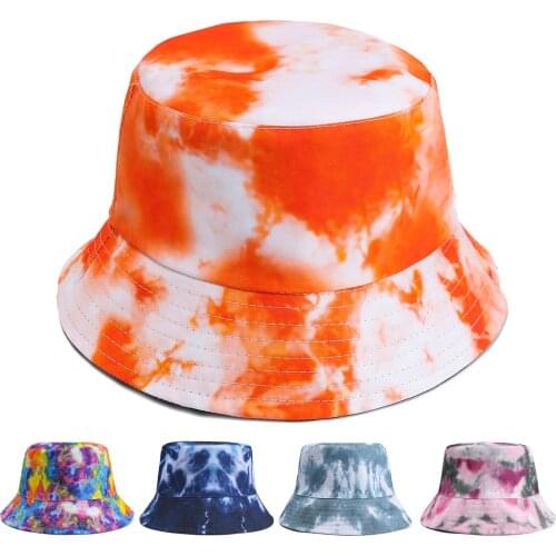 2021 Sexy Women Summer Hot Sale High Quality Women Fashion Fisherman Hat Double-sided Sun Hat Tie Print Hat For Dropshipping