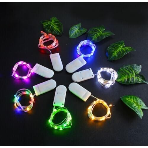 Led Light String Button Battery Box Copper Wire Crafts Lantern String Gift Box Flowers Christmas Decoration Lantern Gift