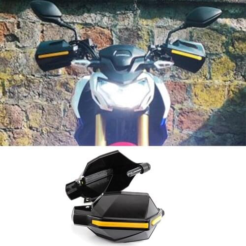 Motorcycle Handguard Hand Guards Wind Cold Protector Windshield Deflectors For 7/8" Handlebar Handle Protector Bike Brush Guard