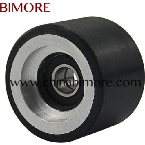 10pcs BIMORE Escalator Aluminum Handrail Support Roller Black Use for LG-Sigma 70*50*6202RS