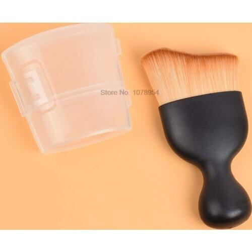 By 200pcs JAF S Shape Makeup Brush Wave Arc Curved Hair Shape Wine Glass Base Foundation Make Up Brush Contour Brush tools