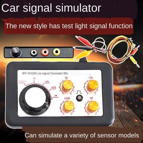 24V Automobile Sensor Signal Simulator Circuit Maintenance Diagnostic Tool Adjustable Resistance Signal Simulator Drive Box