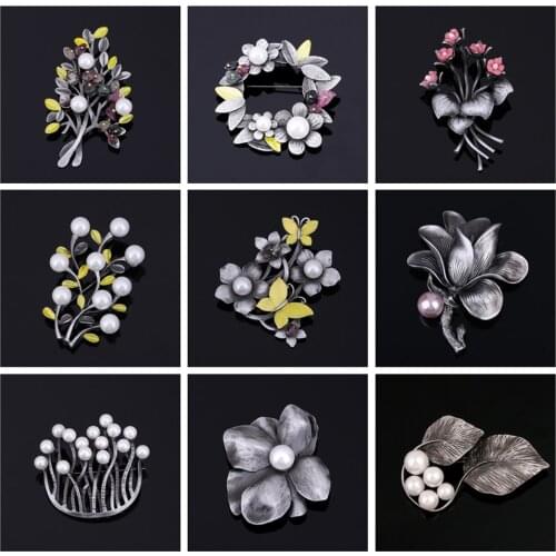 ALISA WANG Beaded Brooches For Clothes