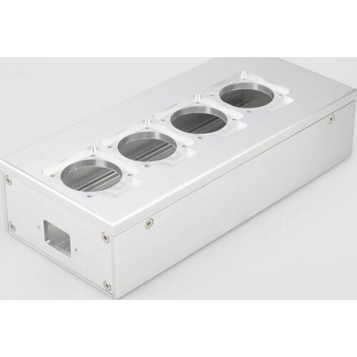 Audiocrast PC1 Full aluminum HIFI EU power case European standard power socket chassis HiFi DIY box