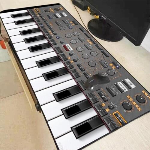 Piano Key Large Mouse Pad with Seaming Computer Desk Mat Rubber Non-slip Office Desk Mat Carpet XxL CSGO Desk Mat Free Shipping