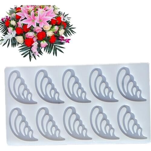 KLM leaf silicone bakeable mold DIY chocolate tool for cake decoration epoxy resin mold crafts silicone baking mold fondant