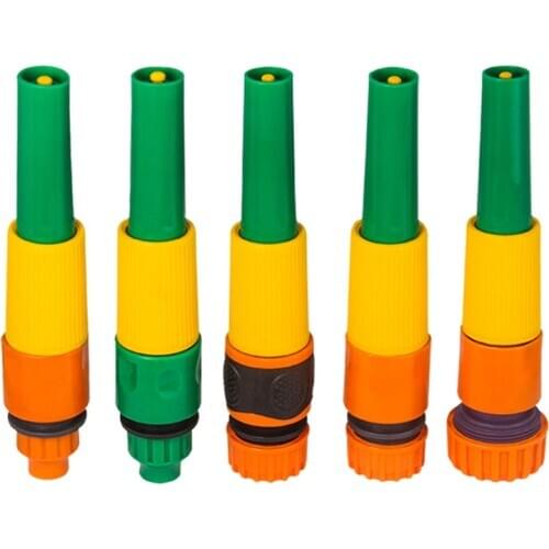 Multifunctional Garden Spray Gun Plastic Nozzle Sprinkle Tool Direct Injection Water Gun Household Pressure Car Washer Power Jet