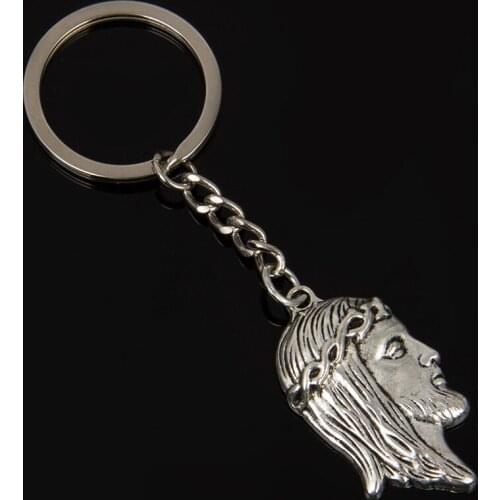 Multi Style Religious Jesus Cross Key Chain Jesus Cross Medal Key Chain Car Key Chain Orb Gift